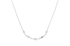  Dusk Divas - Silver / Rhodium plated - Zirconia - 45cm